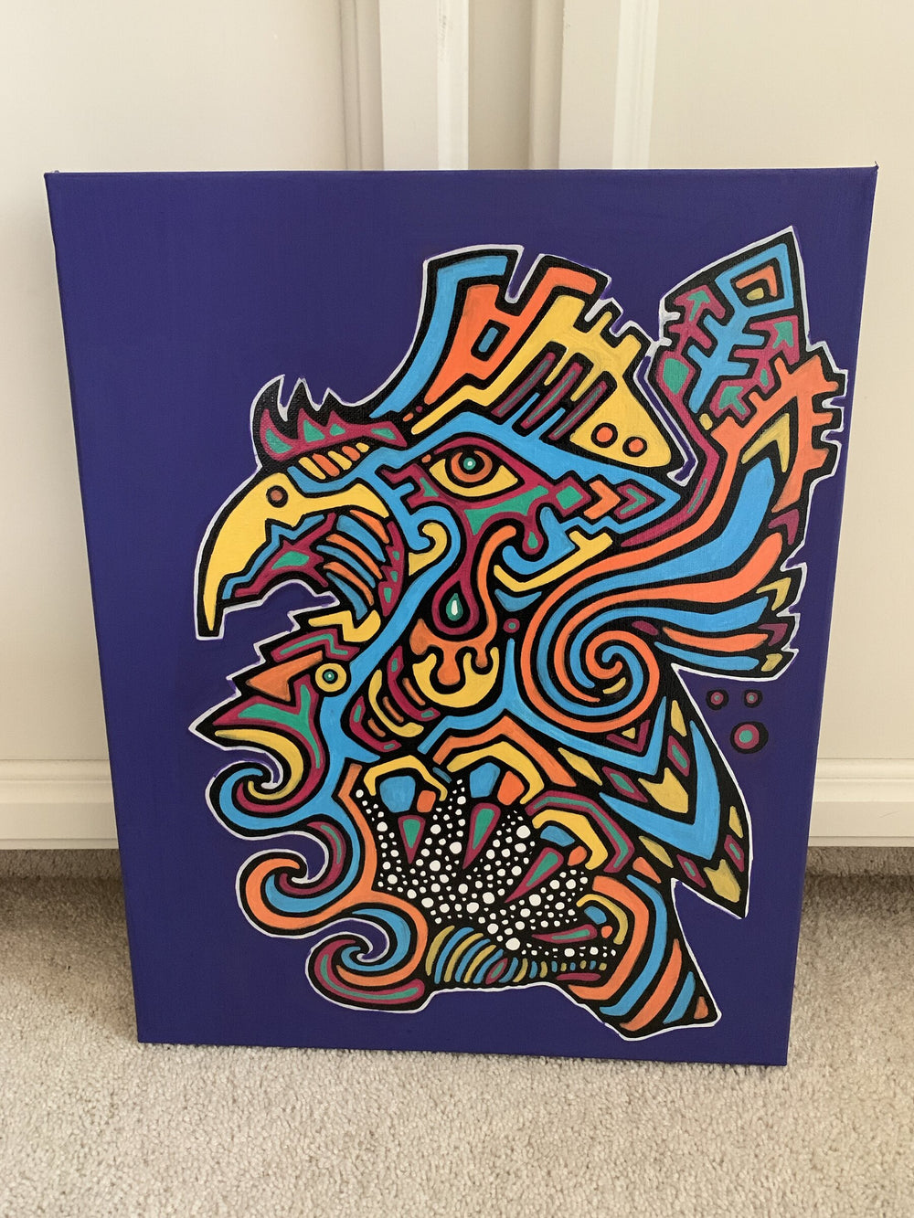 Sky Sentinel - original painting by James S. Chen