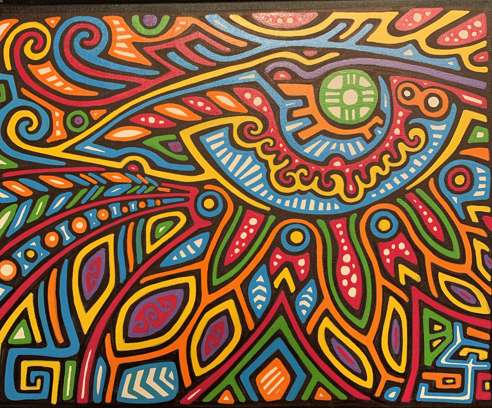 The Watcher - original painting by James S. Chen