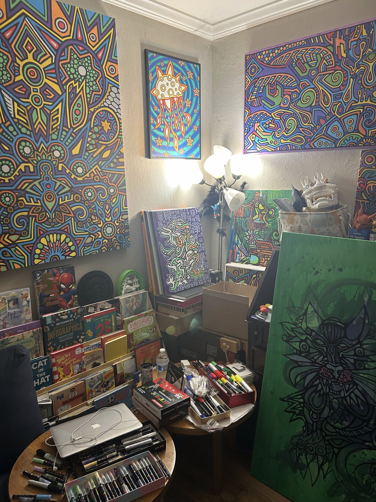 Chaos Pattern studio corner