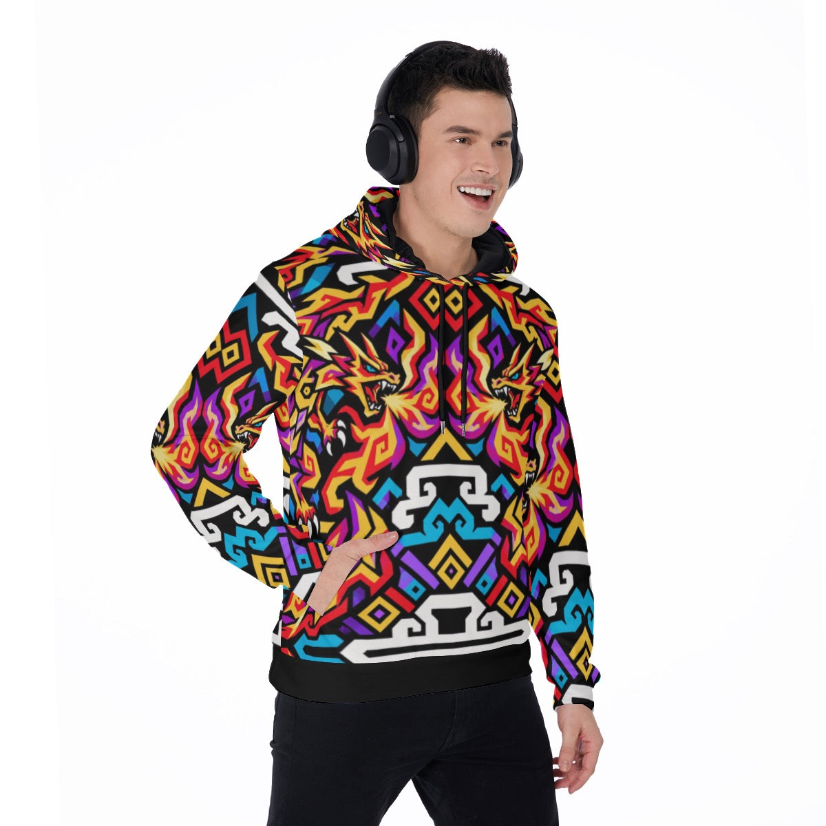 Fire Dragon - Thick Hoodie