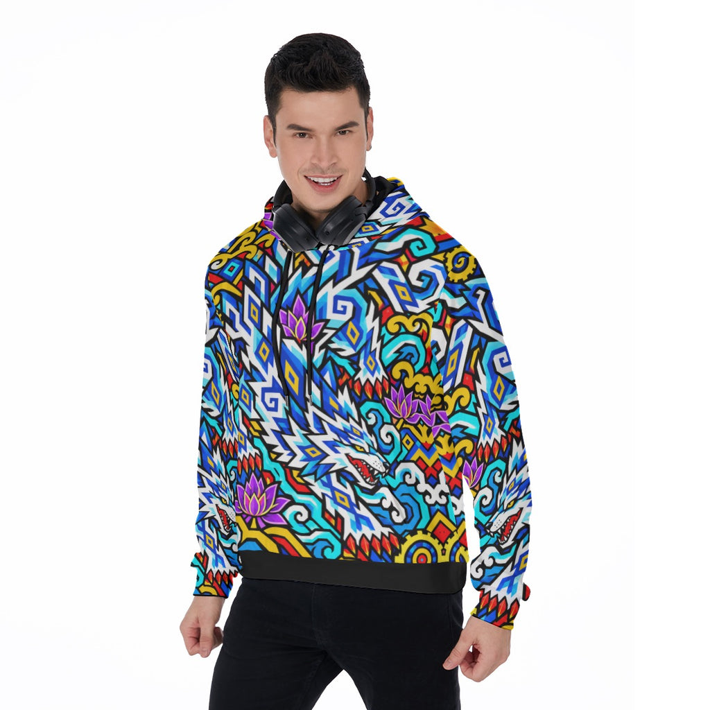 Lotus Wolf - Thick Hoodie