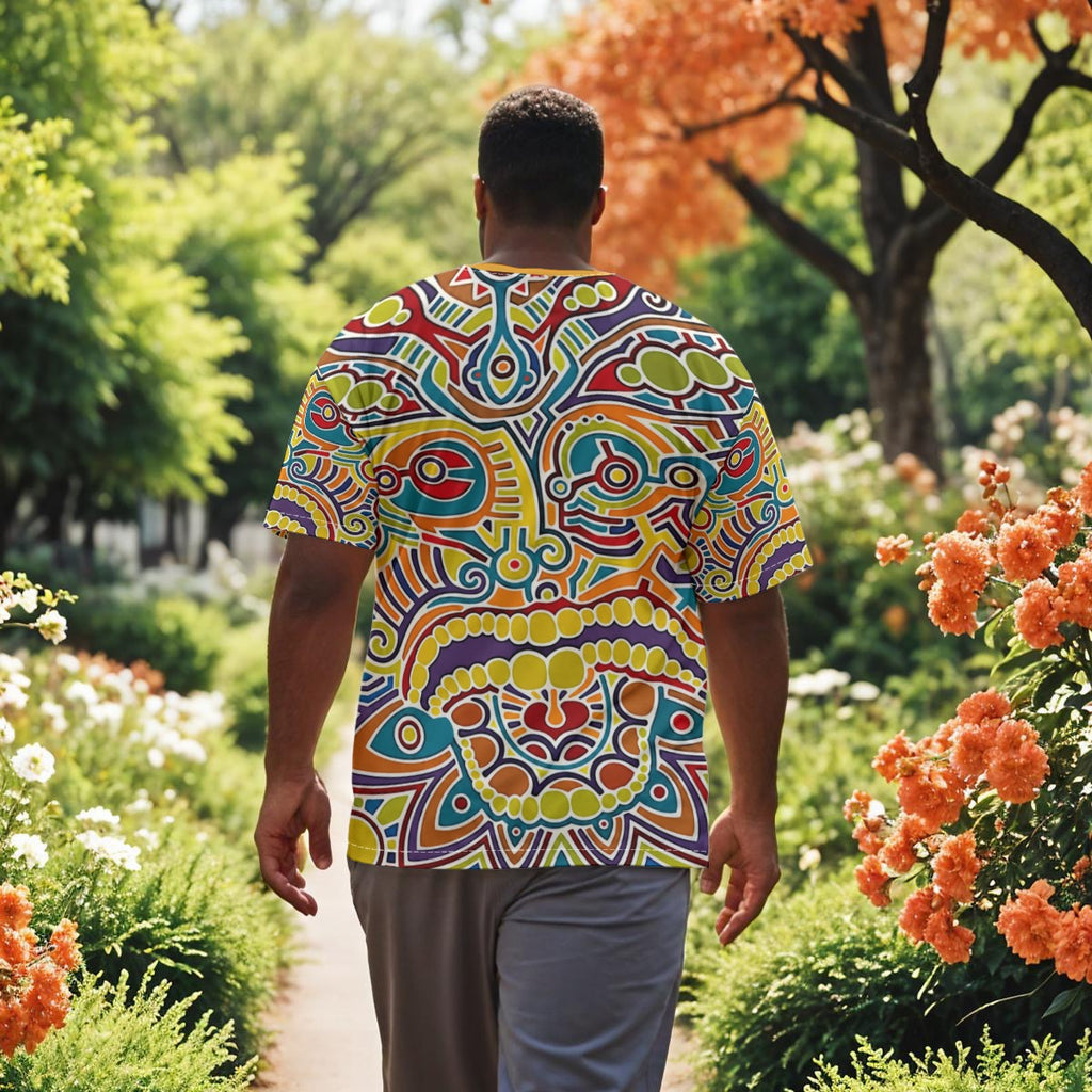 Tribal Yell - O-Neck T-Shirt