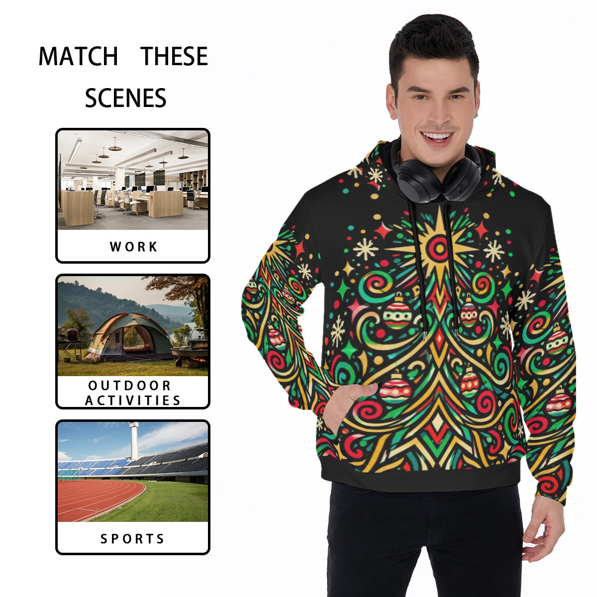 Christmas Tree - Thick Hoodie